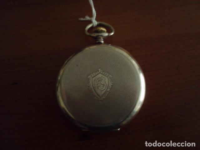 Relojes de bolsillo: Precioso reloj de bolsillo de plata - Foto 2