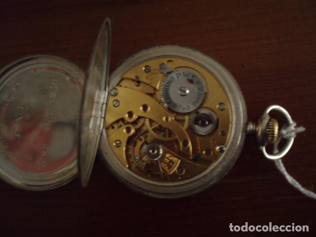 Relojes de bolsillo: Precioso reloj de bolsillo de plata - Foto 3