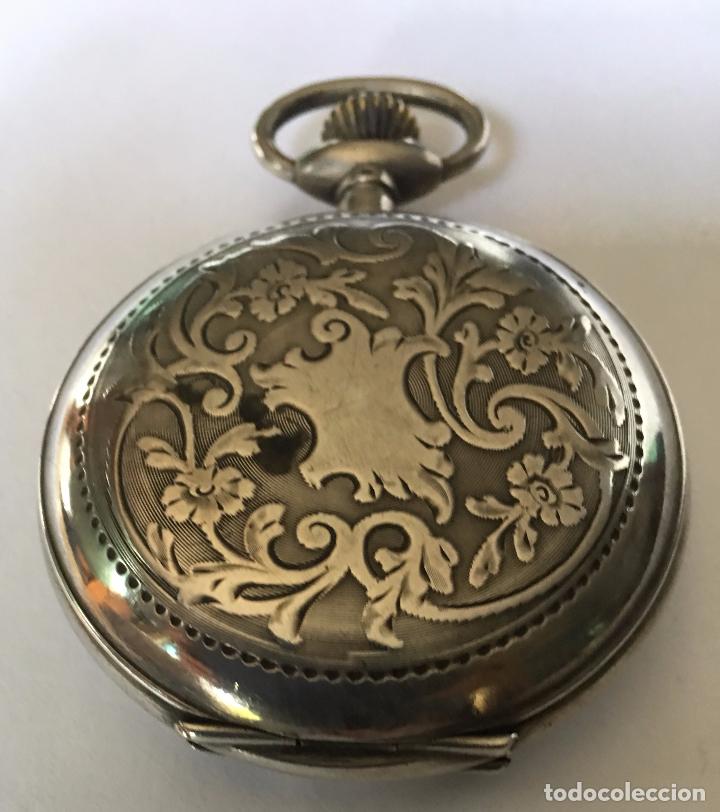 silver fob watch