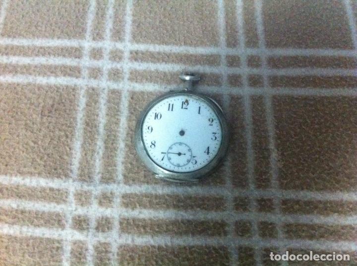 Relojes de bolsillo: Reloj en plata - Foto 1