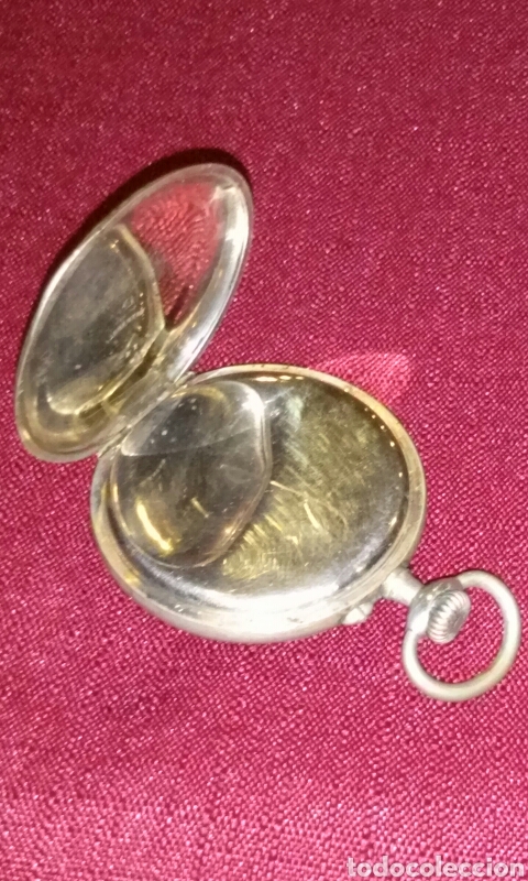 Relojes de bolsillo: Reloj bolsillo caballero plata - Foto 4