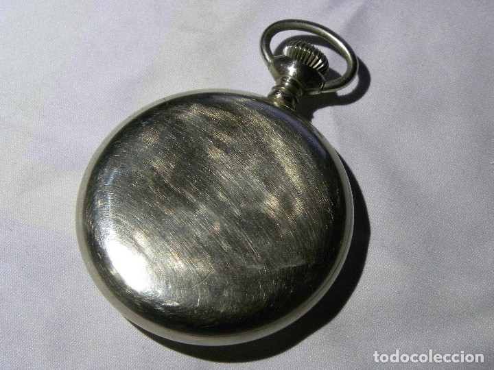 Relojes de bolsillo: Reloj de bolsillo marca ELGIN (USA), funcionando - Foto 5