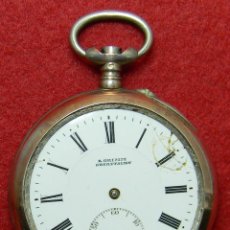 Relojes de bolsillo: CAJA PLATA 0.800 - R. GRIMM OBERSTAUFEN - NUMERADO - MADE IN SWISS - 78 GRAMOS - 50 MM