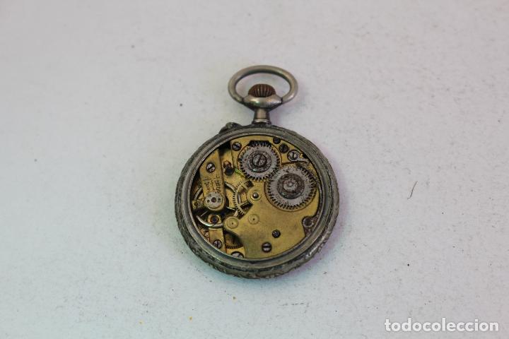 Relojes de bolsillo: reloj de bolsillo en plata de ley - Foto 2