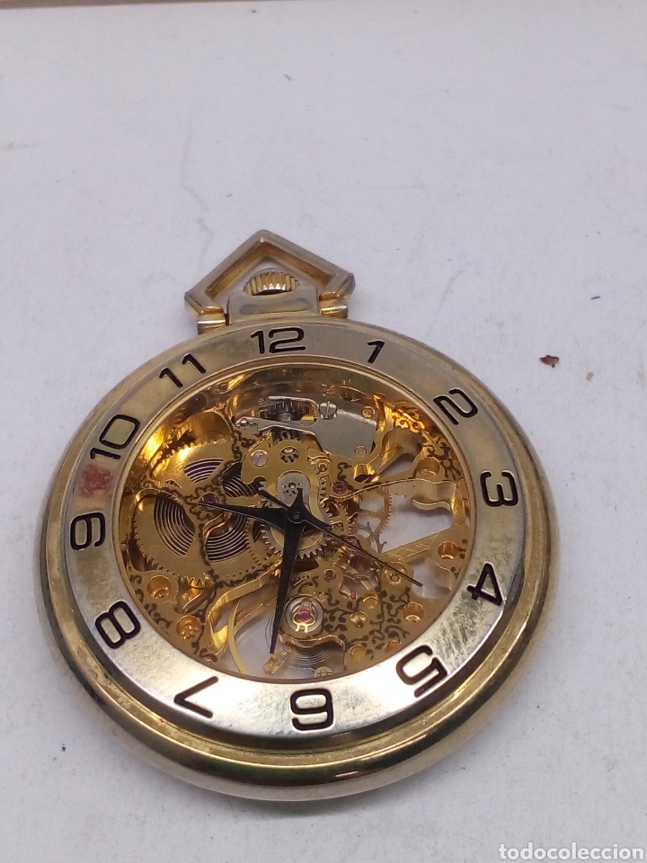 Relojes de bolsillo: Reloj de bolsillo carga manual en funci&oacute;n - Foto 1
