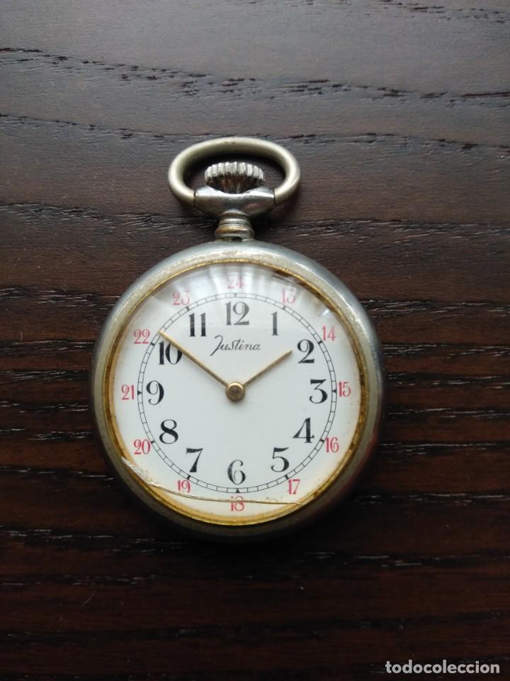 Relojes de bolsillo: Reloj de bolsillo JUSTINA (Funciona) - Foto 6