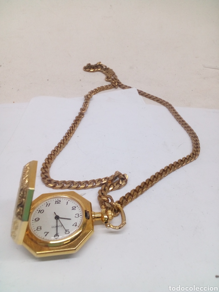 Relojes de bolsillo: Reloj de bolsillo Quartz en funcionamiento - Foto 2