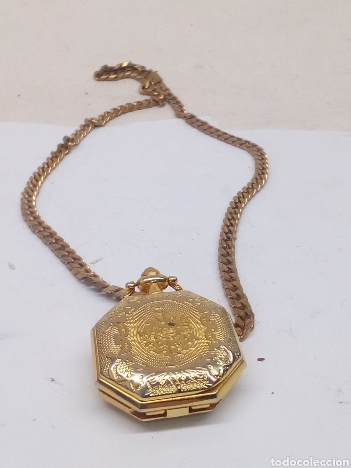 Relojes de bolsillo: Reloj de bolsillo Quartz en funcionamiento - Foto 4