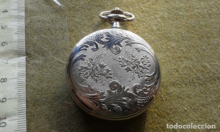 Relojes de bolsillo: RELOJ DE BOLSILLO QUARTZ STEVEL - FUNCIONALDO - Foto 2