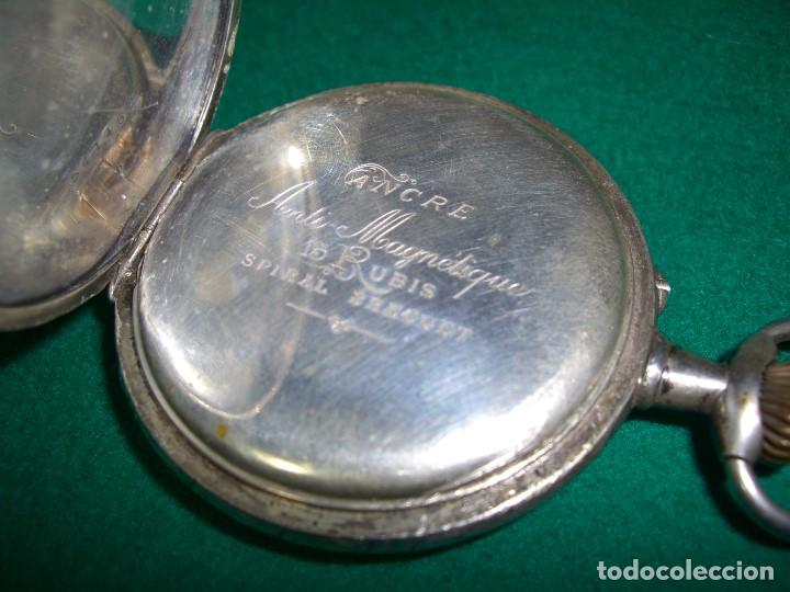 Relojes de bolsillo: RELOJ DE BOLSILLO PLATA DE LEY - Foto 3