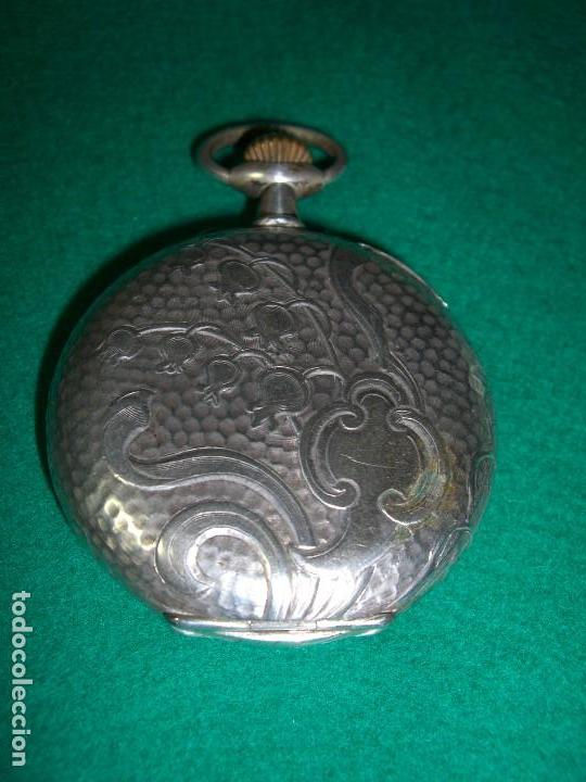 Relojes de bolsillo: RELOJ DE BOLSILLO PLATA DE LEY - Foto 6