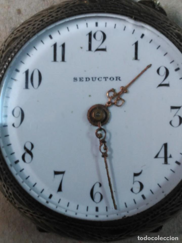 Relojes de bolsillo: RELOJ DE BOLSILLO DE PLATA - Foto 6