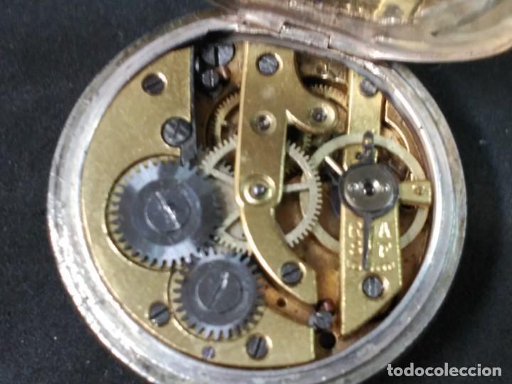 Relojes de bolsillo: RELOJ DE BOLSILLO DE PLATA - Foto 13
