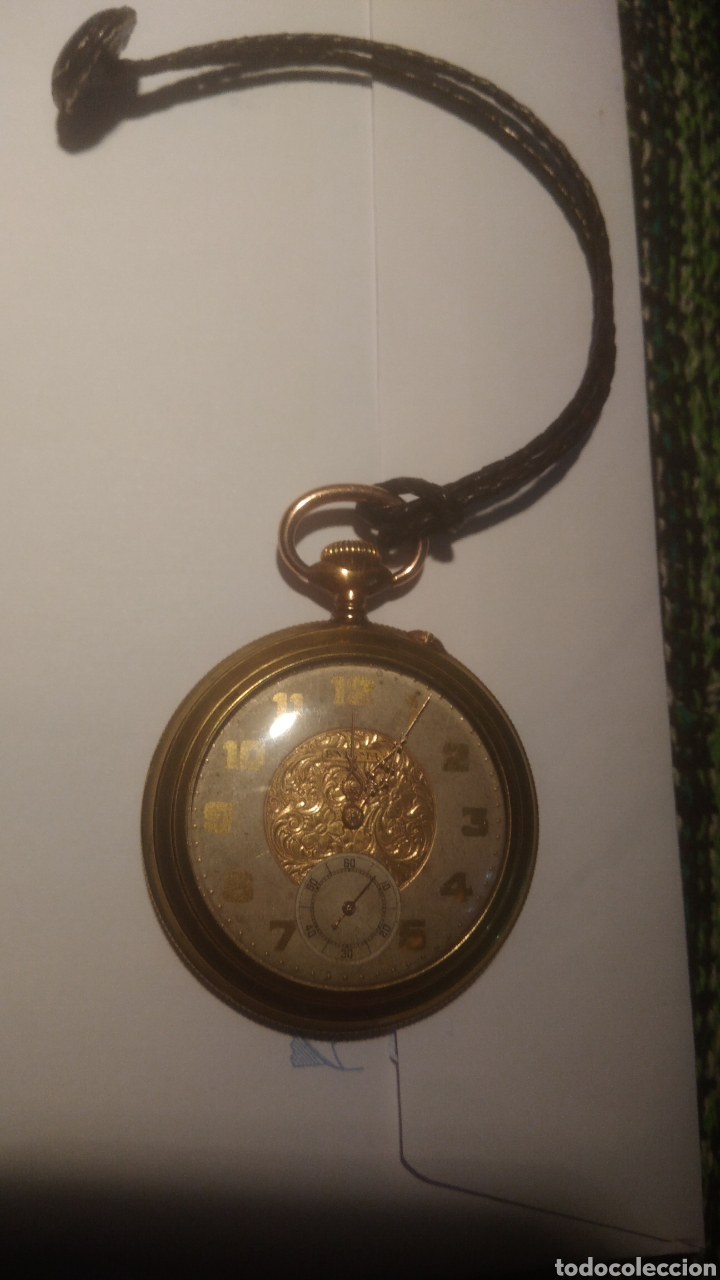 Relojes de bolsillo: RELOJ. MARCA ENIGMA. FUNCIONA. - Foto 2