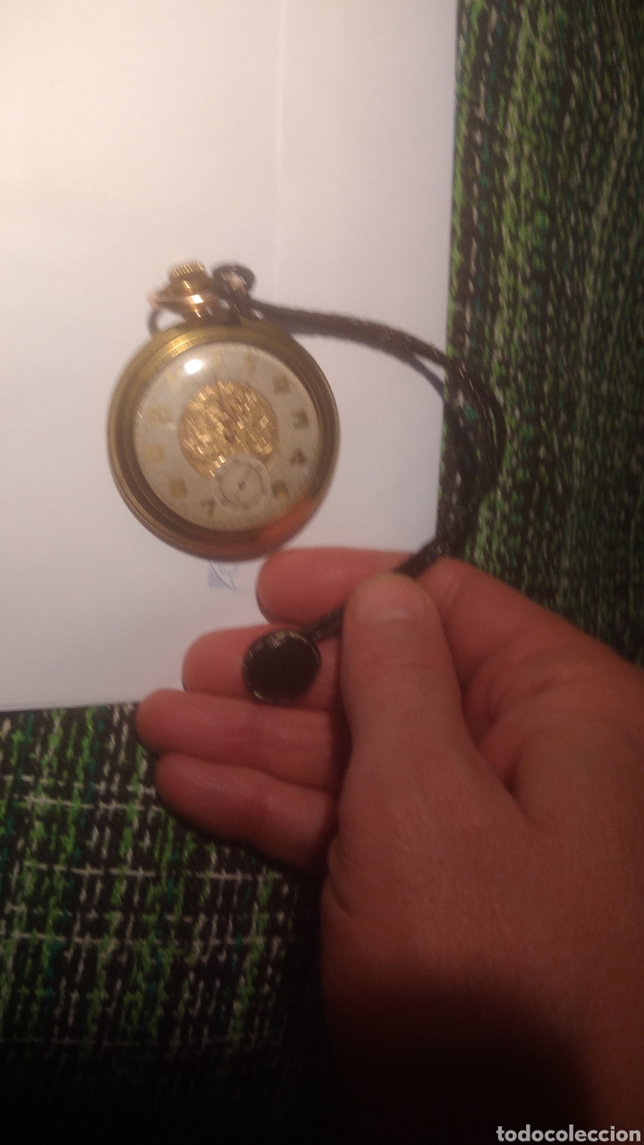 Relojes de bolsillo: RELOJ. MARCA ENIGMA. FUNCIONA. - Foto 3