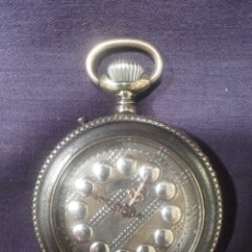 Relojes de bolsillo: RELOJ DE BOLSILLO DE ACERO Y METAL DORADO, ALSACIA. Lote 147511889