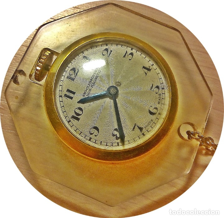 Relojes de bolsillo: RELOJ SUIZO 15 GEMAS. - Foto 2