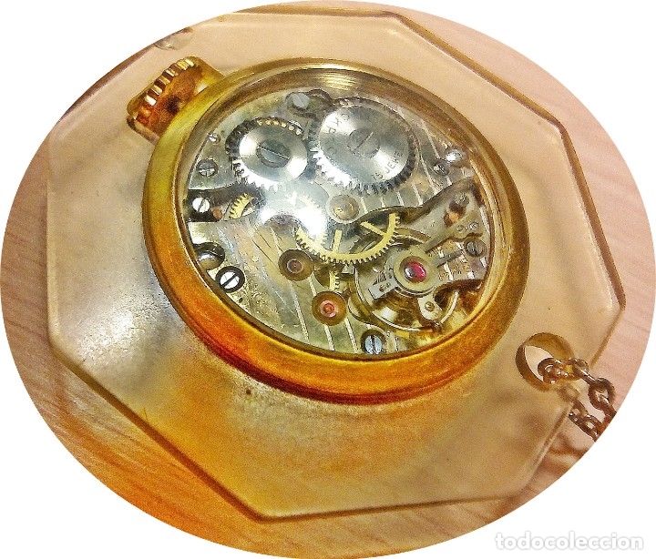 Relojes de bolsillo: RELOJ SUIZO 15 GEMAS. - Foto 3