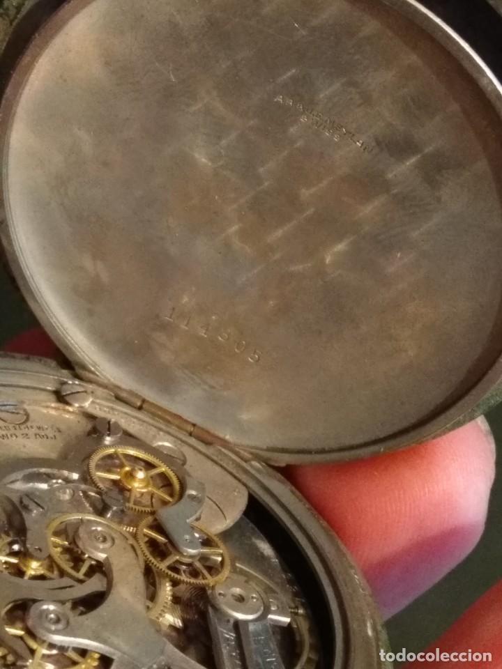 Relojes de bolsillo: Cron&oacute;grafo AR&J. MEYLAN (funciona) - Foto 8
