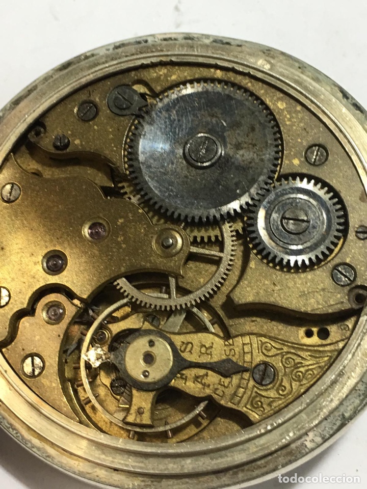 Relojes de bolsillo: Reloj marca d&oacute;lar2 tapas en plata - Foto 3