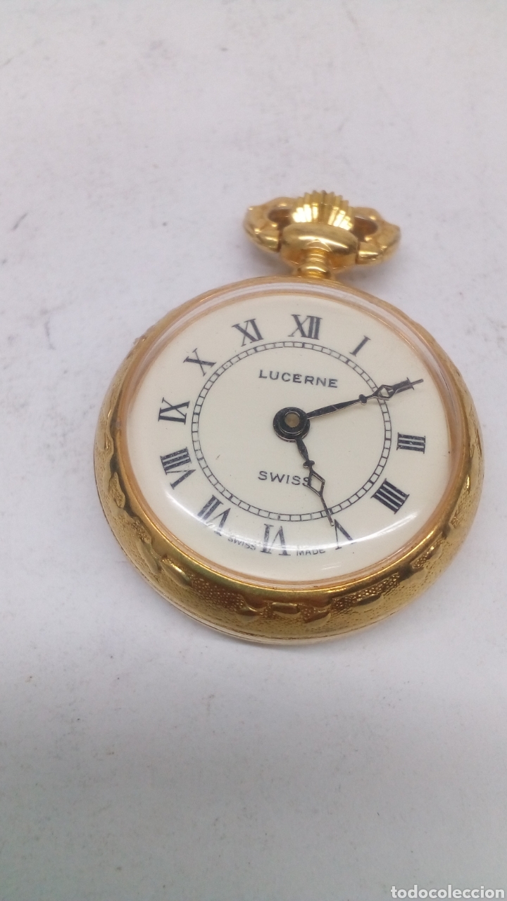 Relojes de bolsillo: Reloj de bolsillo lucerne para piezas - Foto 2