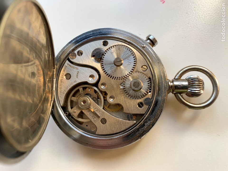 Relojes de bolsillo: Cron&oacute;metro de bolsillo Minerva - Foto 3