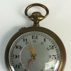 Relojes de bolsillo: RELOJ DE BOLSILLO. CAJA DE METAL BRONCE. F. G. SIGLO XX. FRANCIA
