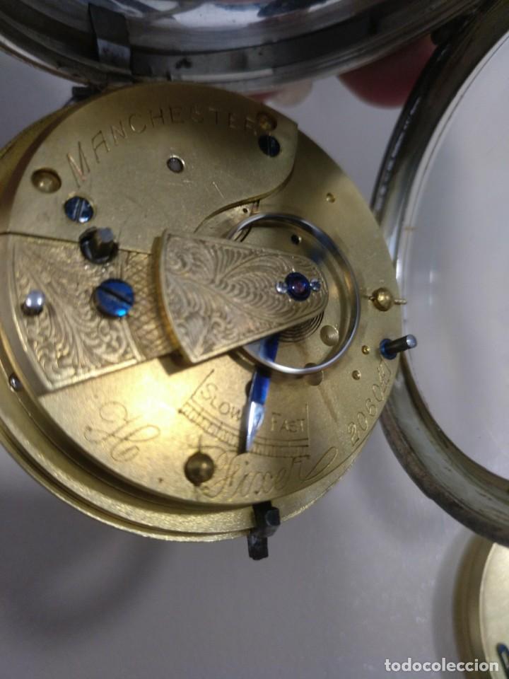 Relojes de bolsillo: RELOJ DE BOLSILLO INGLES, PLATA. - Foto 7