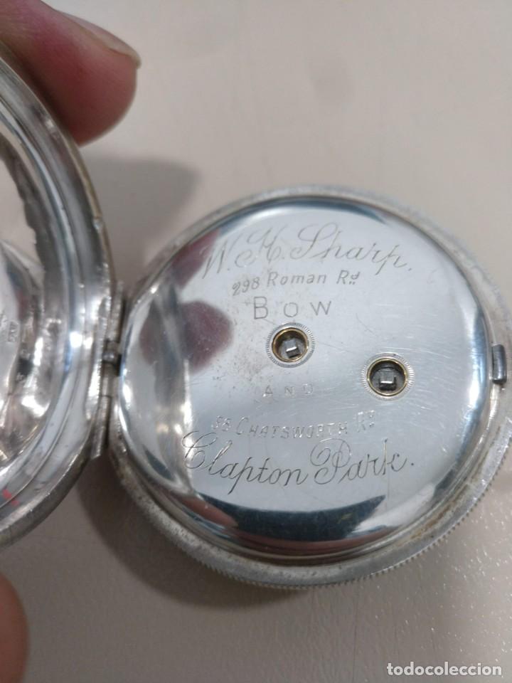 Relojes de bolsillo: RELOJ DE BOLSILLO PLATA - Foto 4