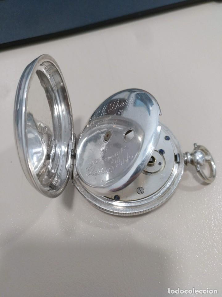 Relojes de bolsillo: RELOJ DE BOLSILLO PLATA - Foto 6