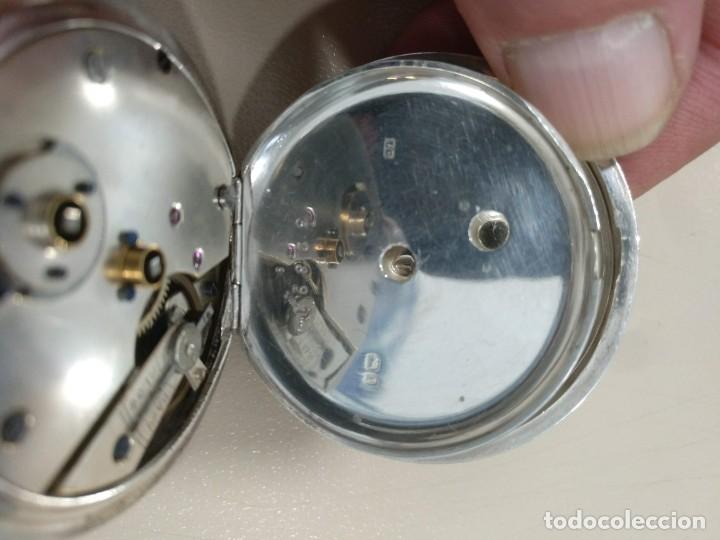 Relojes de bolsillo: RELOJ DE BOLSILLO PLATA - Foto 7