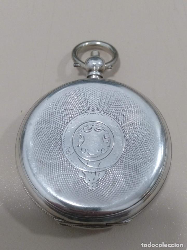 Relojes de bolsillo: RELOJ DE BOLSILLO PLATA - Foto 9