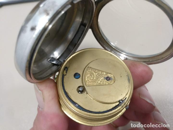 Relojes de bolsillo: RELOJ DE BOLSILLO INGLES, PLATA. - Foto 11