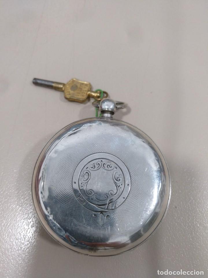 Relojes de bolsillo: RELOJ DE BOLSILLO INGLES, PLATA. - Foto 13