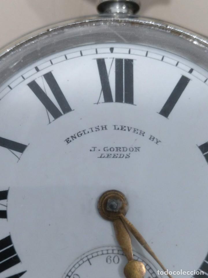 Relojes de bolsillo: RELOJ DE BOLSILLO INGLES, PLATA. - Foto 3