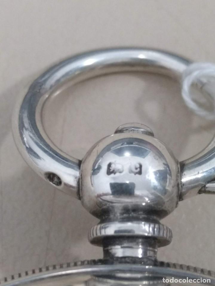 Relojes de bolsillo: RELOJ DE BOLSILLO INGLES, PLATA. - Foto 4