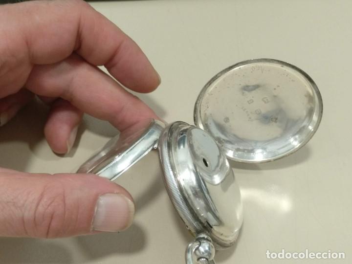 Relojes de bolsillo: RELOJ DE BOLSILLO INGLES, PLATA. - Foto 5