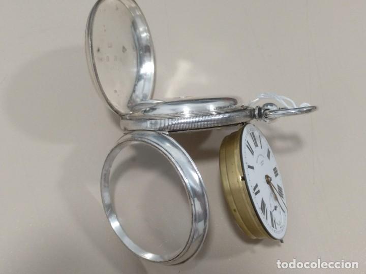 Relojes de bolsillo: RELOJ DE BOLSILLO INGLES, PLATA. - Foto 6