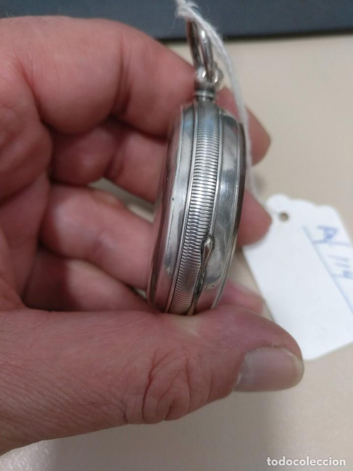 Relojes de bolsillo: RELOJ DE BOLSILLO PLATA - Foto 4