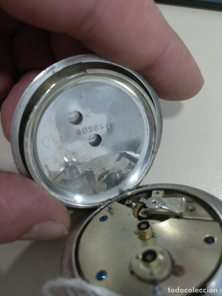 Relojes de bolsillo: RELOJ DE BOLSILLO PLATA - Foto 7