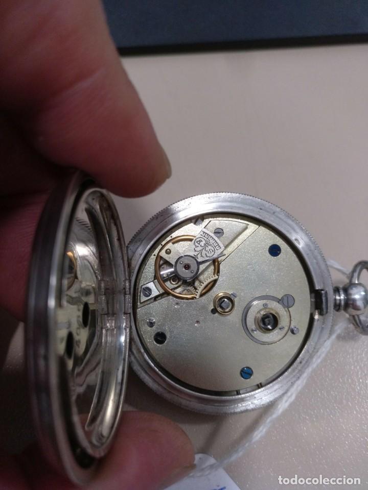 Relojes de bolsillo: RELOJ DE BOLSILLO PLATA - Foto 8