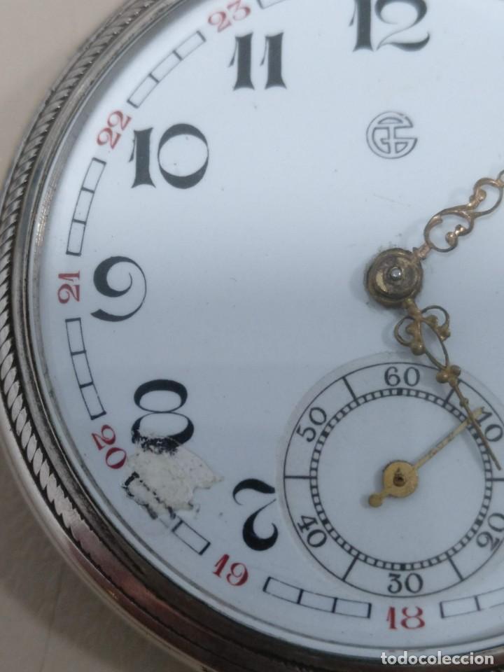 Relojes de bolsillo: RELOJ DE BOLSILLO PLATA - Foto 2