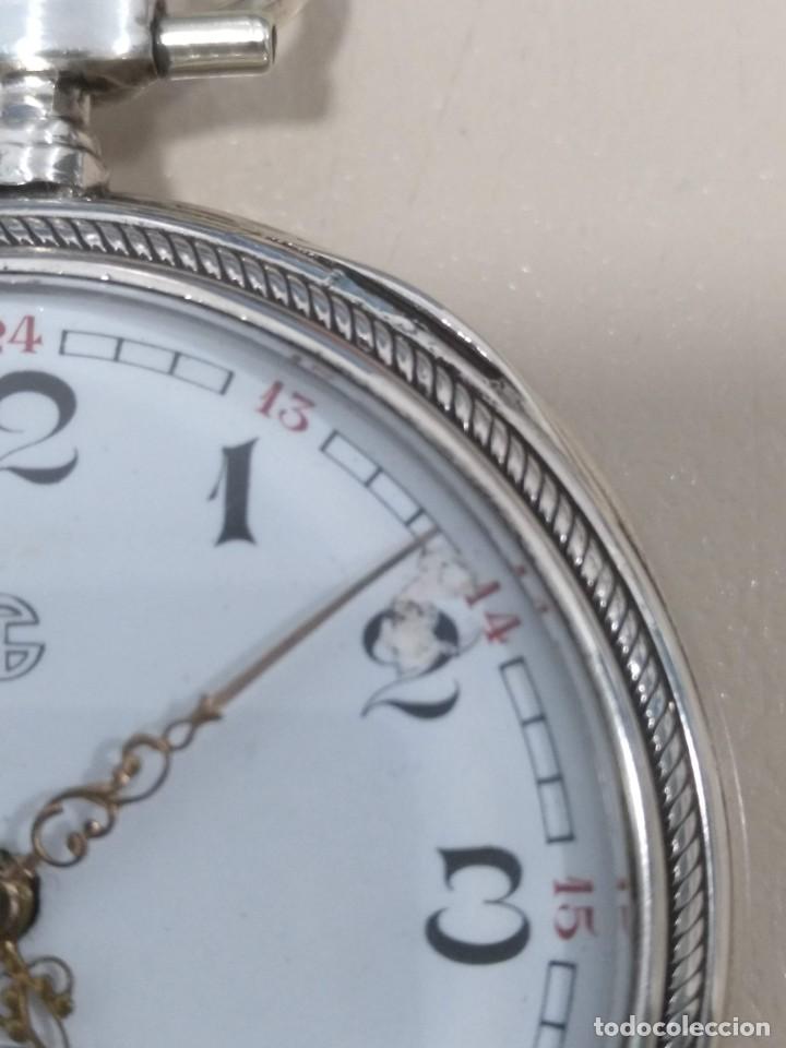 Relojes de bolsillo: RELOJ DE BOLSILLO PLATA - Foto 3