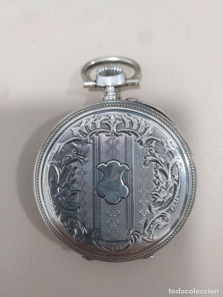 Relojes de bolsillo: RELOJ DE BOLSILLO PLATA - Foto 4