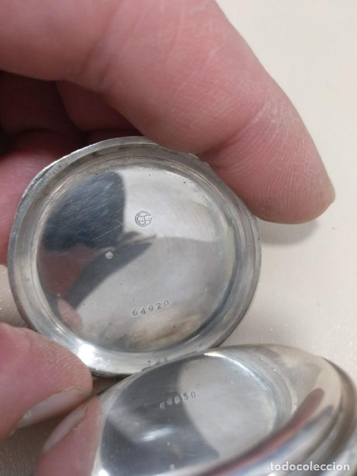 Relojes de bolsillo: RELOJ DE BOLSILLO PLATA - Foto 5