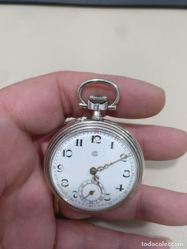 Relojes de bolsillo: RELOJ DE BOLSILLO PLATA - Foto 7