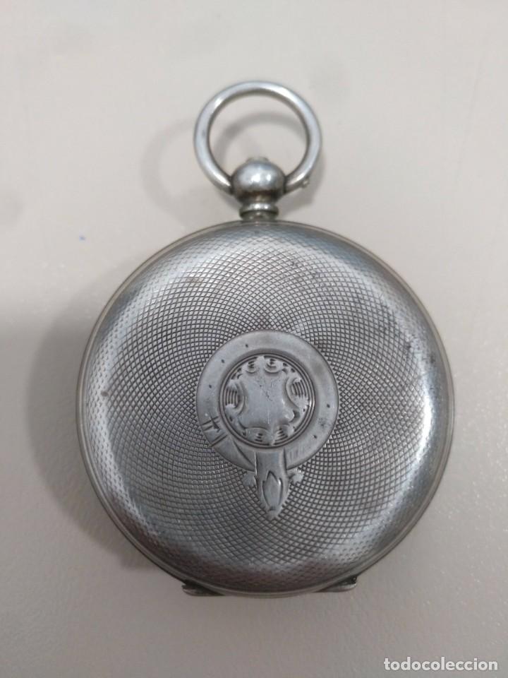 Relojes de bolsillo: RELOJ DE BOLSILLO INGLES, PLATA. - Foto 2