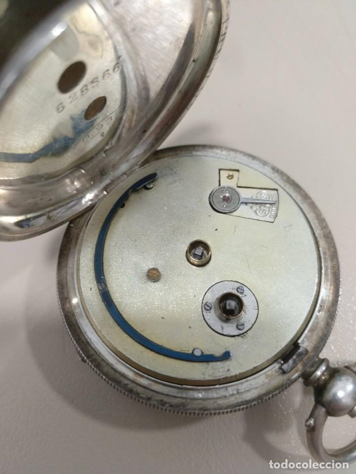 Relojes de bolsillo: RELOJ DE BOLSILLO INGLES, PLATA. - Foto 7