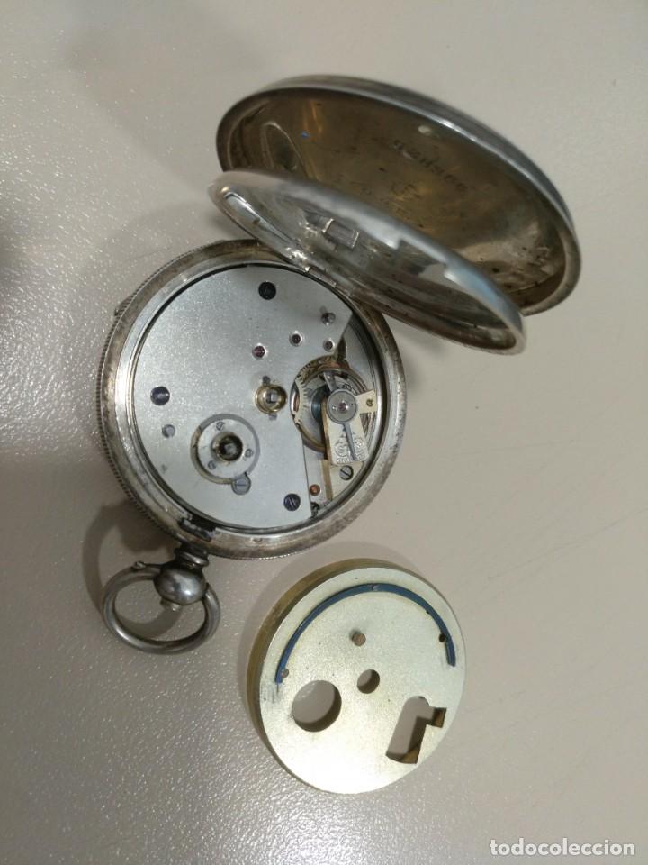 Relojes de bolsillo: RELOJ DE BOLSILLO INGLES, PLATA. - Foto 8