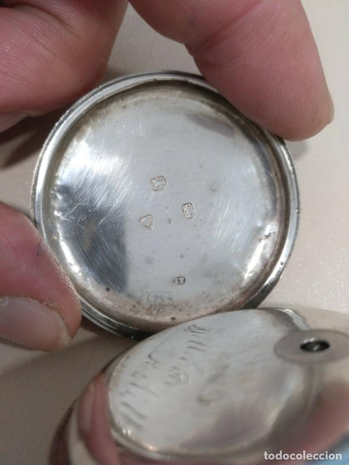 Relojes de bolsillo: RELOJ DE BOLSILLO INGLES, PLATA. - Foto 4